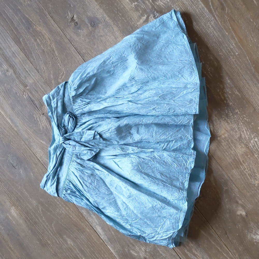 Size 3 j. Crew crewcuts silk skirt with tulle lining